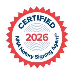 NNA Certified Signing Agent 2026 badge